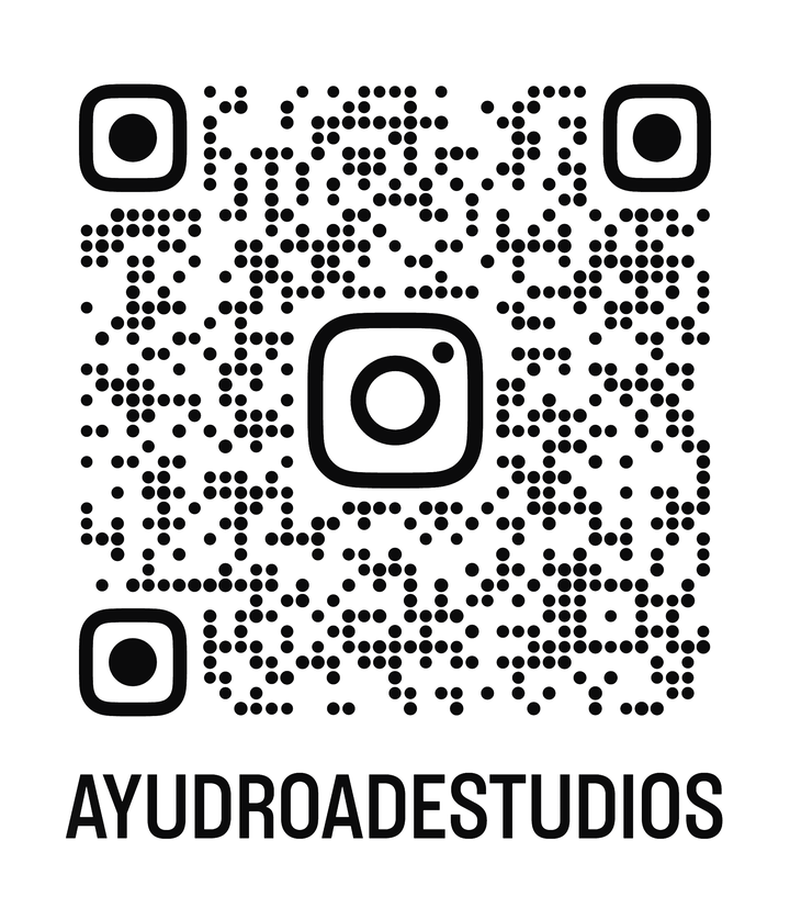 Código QR de Instagram de @ayudroadestudios